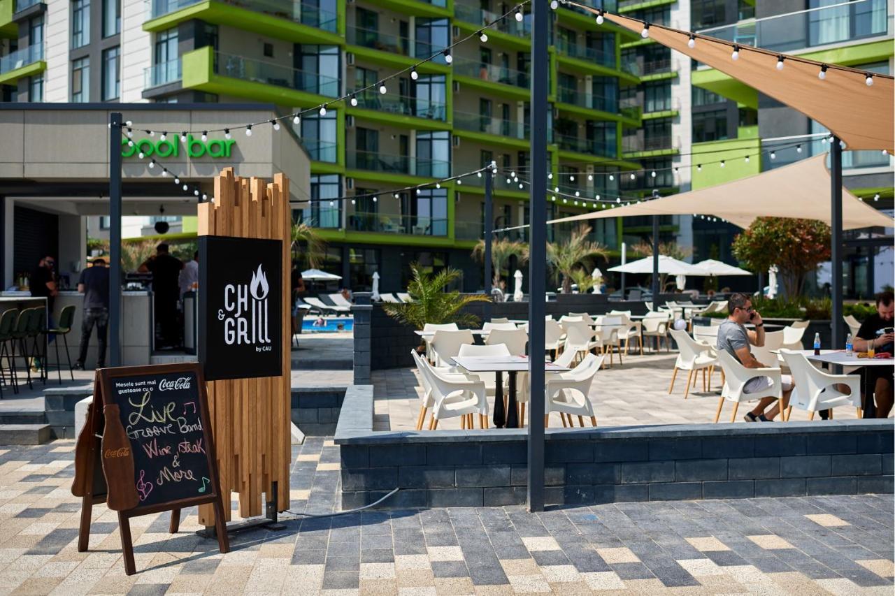 Sunrise Aparthotel Pool & Spa Mamaia Nord Navodari Dış mekan fotoğraf